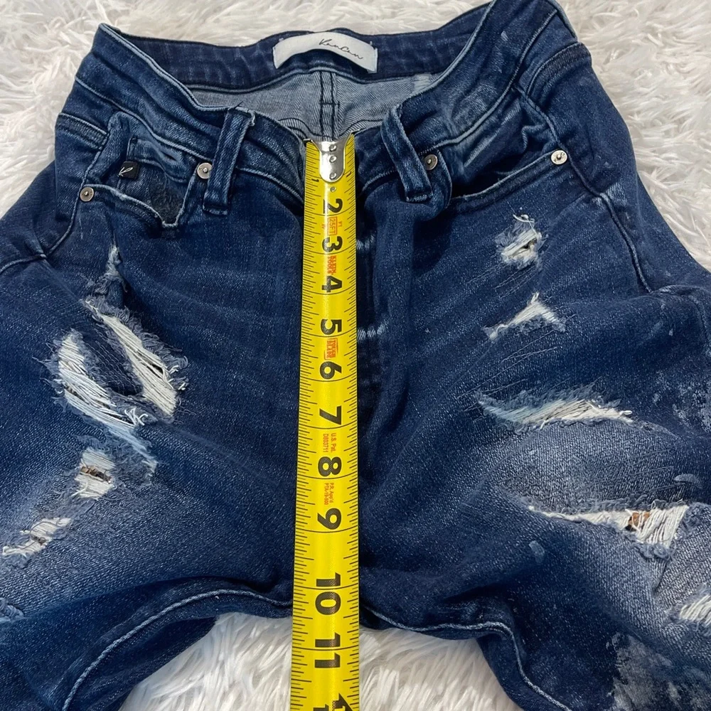 KanCan WOMENS SIZE 9 Relaxed Distressed Denim Skinny Jeans